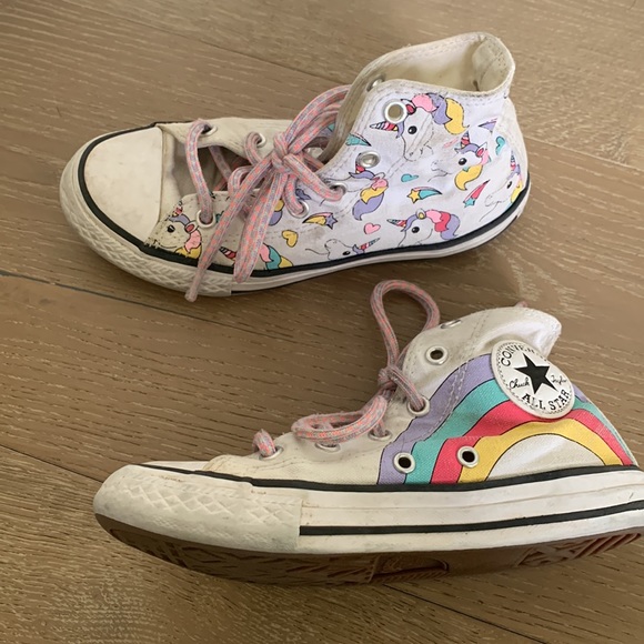 Converse unicorn high tops kids size 1 - Picture 3 of 7